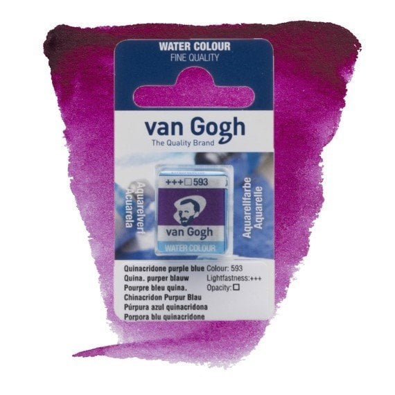Van Gogh Sulu Boya Tablet Quinacridone Purple Blue 593