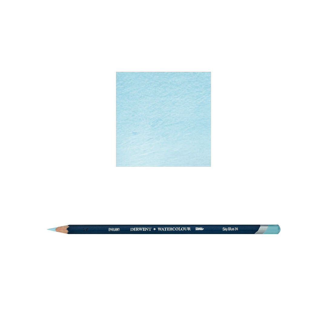 Derwent Watercolour Suluboya Kalemi 34 Sky Blue