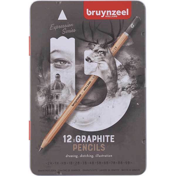 Bruynzeel Expression Graphite Dereceli Kalem 12li Set