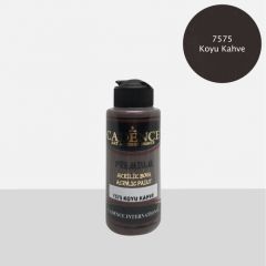 7575 KOYU KAHVE Premium Akrilik Boya