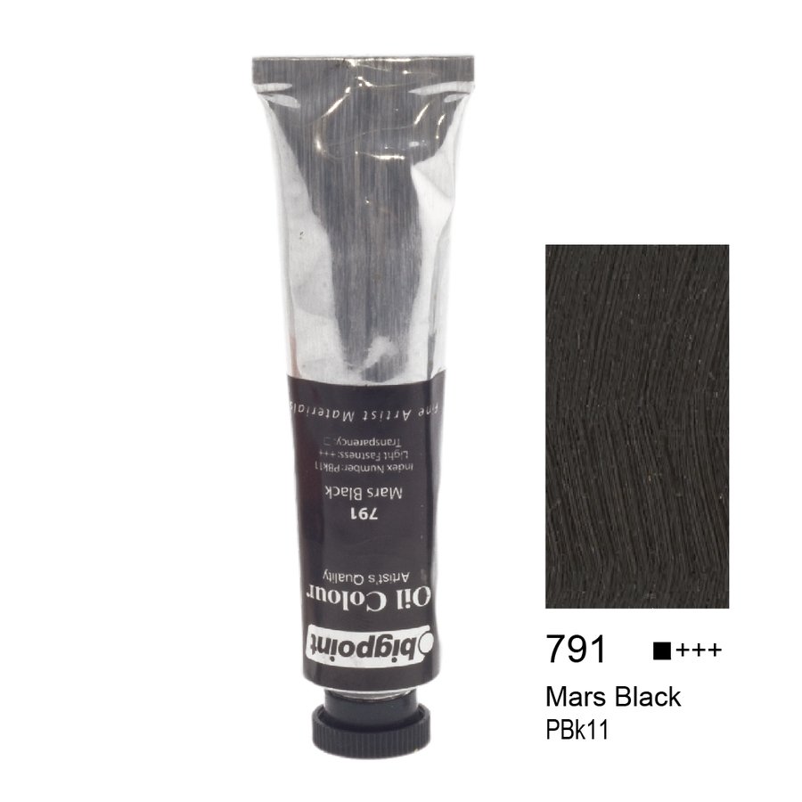 791 Mars Black Bigpoint Oil Colour