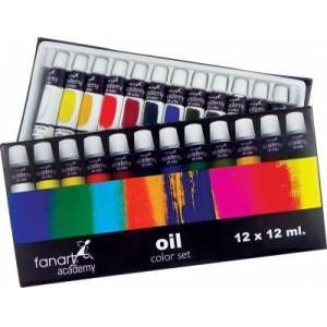 Fanart Academy Oil Color Set (12x12 ml.)
