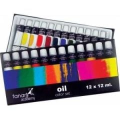 Fanart Academy Oil Color Set (12x12 ml.)