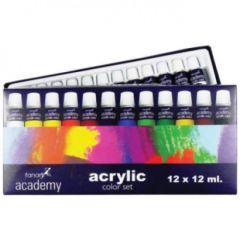 Fanart Academy Acrylic Color Set (12x12 ml.)