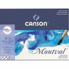 Canson Montval Sulu Boya Blok 24x32 cm 300 gr 12 Yaprak