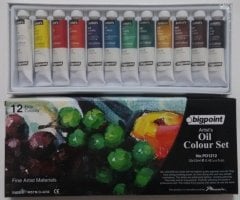 Bigpoint Oil Colour Set 12 ml Tüp X 12 Renk