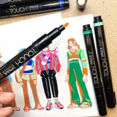 Touch Opaque Marker 15'li Set Fine (0.8 - 1.3 mm)