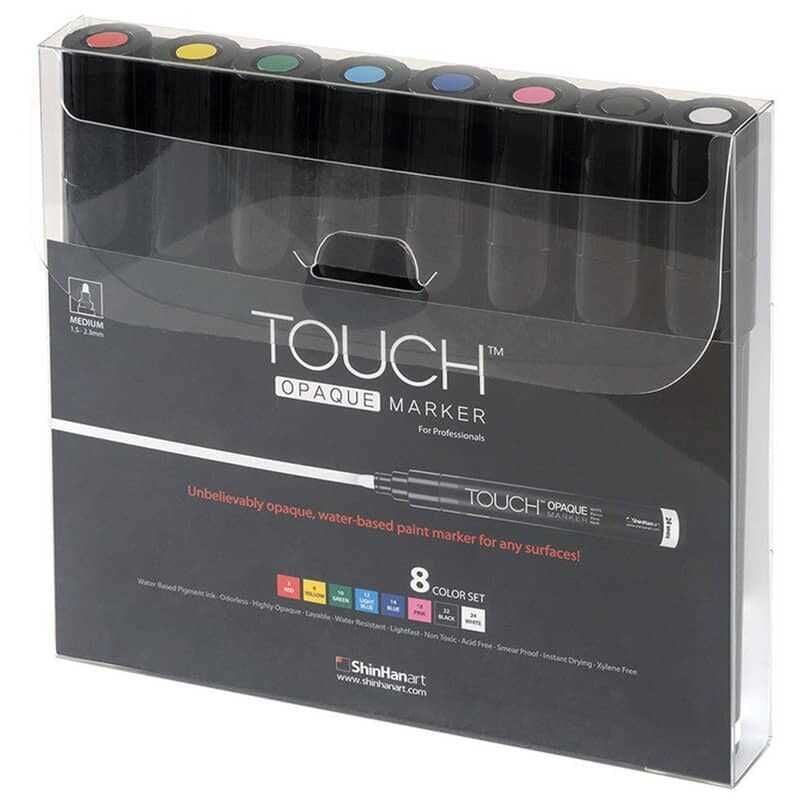 Touch Opaque Marker 8'li Set Medium (1.5 - 2.2 mm)
