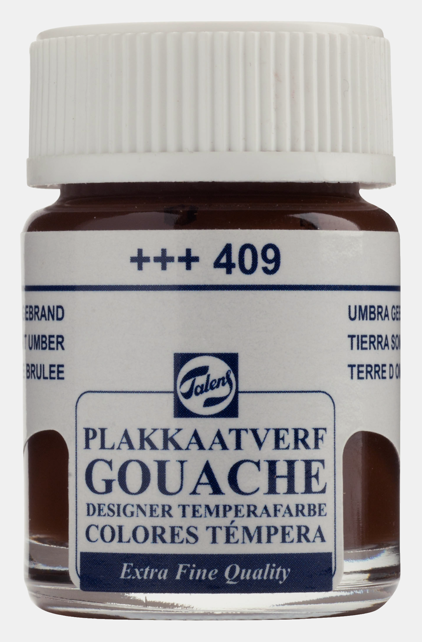 Talens Guaj Boya 16 ml - Burnt Umber 409