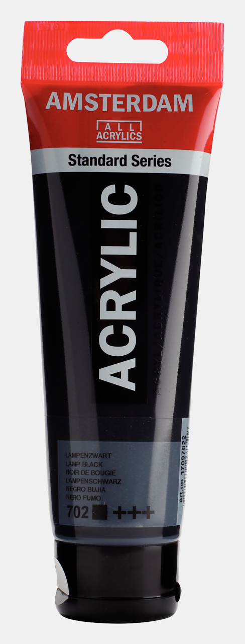 Amsterdam Akrilik Boya 120ml. N:702 Lamp Black