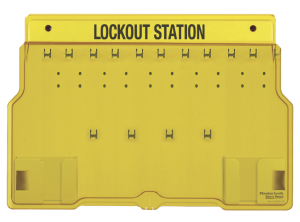 Master Lock 1483B, 10 adet Emniyet Kilidi, Asma İstasyonu (Boş)