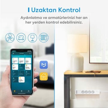 Meross Akıllı Wi-Fi Gerilim Koruyucu Priz (4'lü)