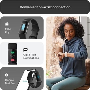 Fitbit Charge 5 (Siyah) Outlet Ürünü