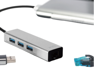 Bix Daytona USB 3.0 HUB + LAN Adaptörü