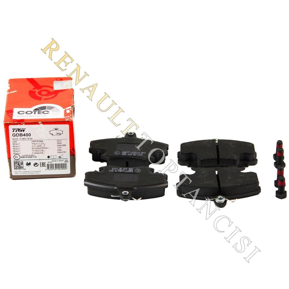 Ön Fren Balatası Clio 2 Symbol R19  410602192R