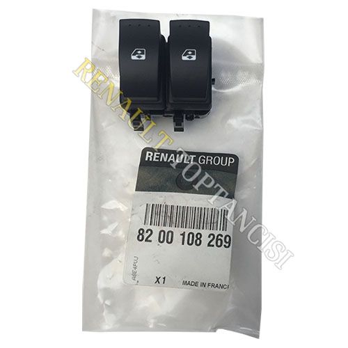 Cam Açma Düğmesi Ön Sol Megane 2 Master 3 Mavi Soket 8200108269