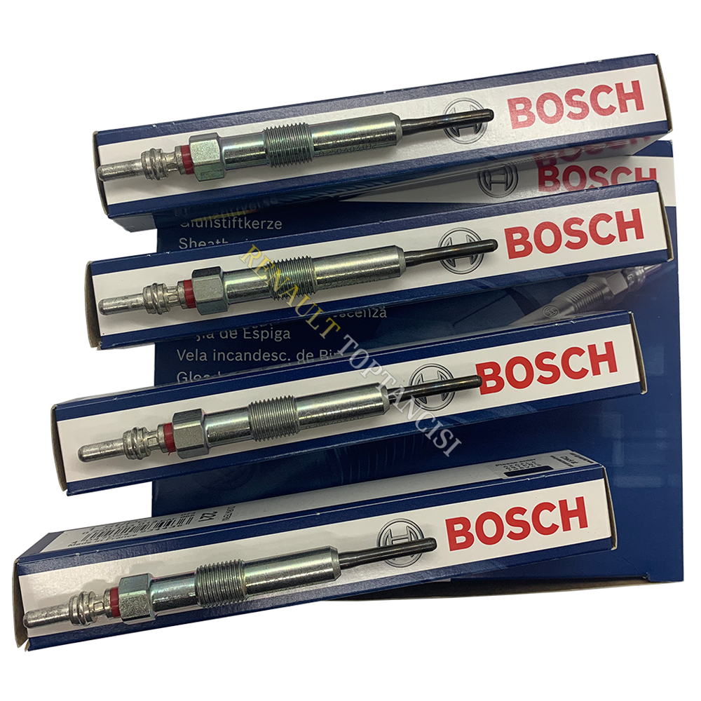 Kızdırma Isıtma Bujisi Takımı (4 Adet) Fluence Megane 3-4 Latitude Clio 4 1.5 dCi 110654876R  8200682592