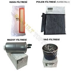 Dacia Logan 1.5 dCi 70 BG Periyodik Filtre Bakım Seti