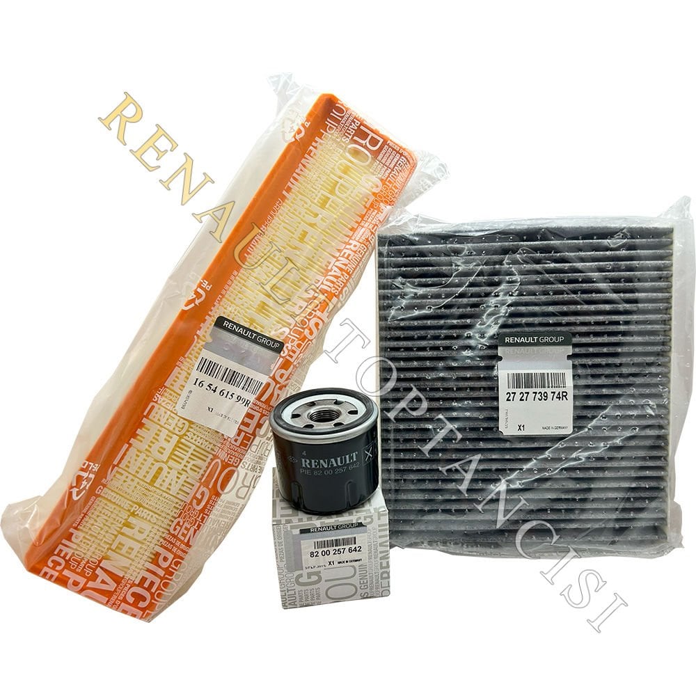 Renault Clio 4 1.2 16V Periyodik Filtre Bakım Seti Bujisiz