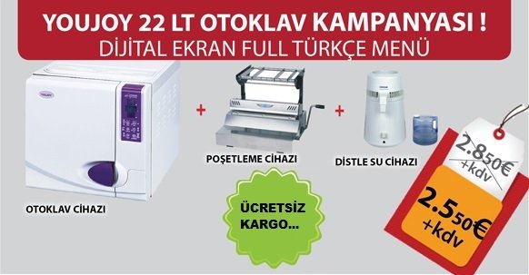 22 LT OTOKLAV KAMPANYASI | FULL TÜRKÇE MENÜ