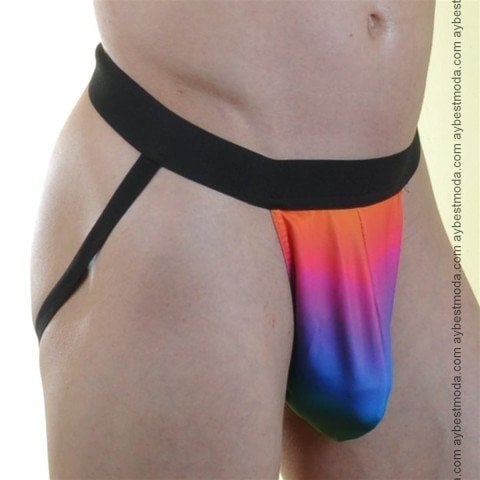 Renkli Jockstrap Fantazi İç Giyim ABM7136