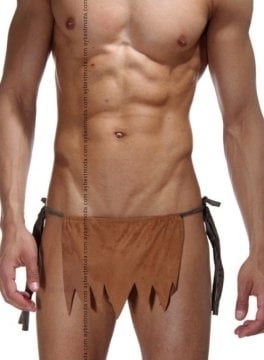 Tarzan Kostümü Etekli Tanga Fantazi Erkek İç Giyim ABM5227