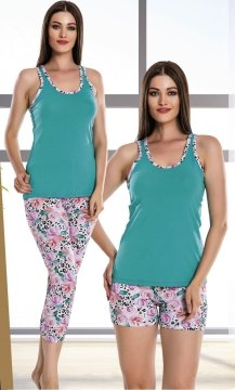 Yeşil 3' lü Pijama Takım ABM6269