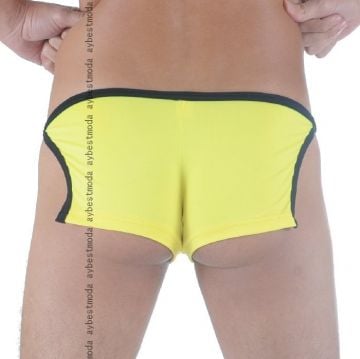 Erkek Yırtmaçlı Klipsli Boxer ABM4331 - Erkek Fantazi İç Giyim