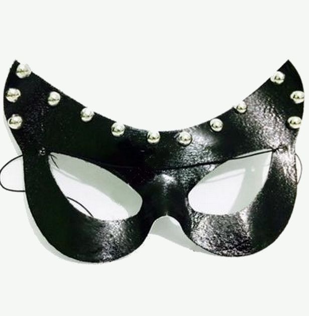 Zımbalı Deri Fantazi Maske Mask ABM1373