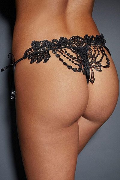 Dantel İşlemeli Tanga Seksi İç Çamaşırı ABM4658
