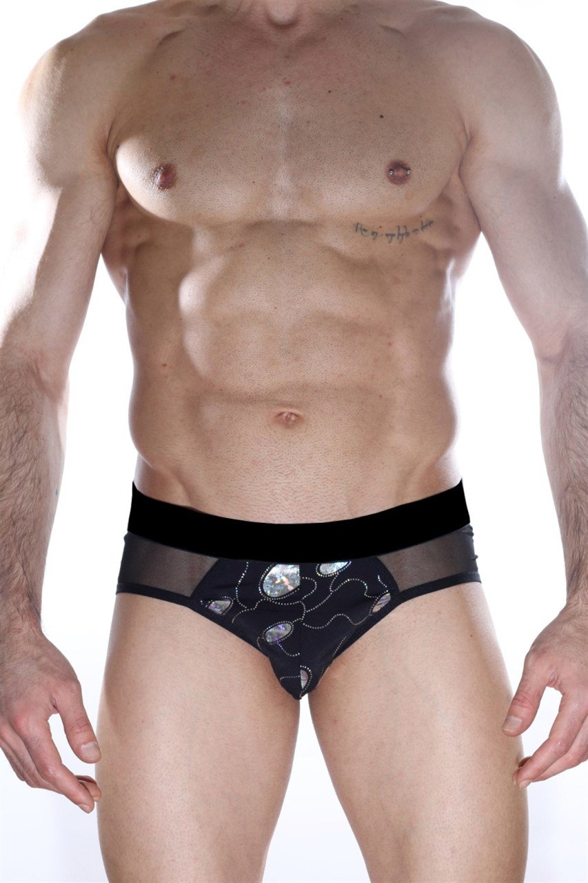 Desenli Mini Şort Jockstrap ABM7733