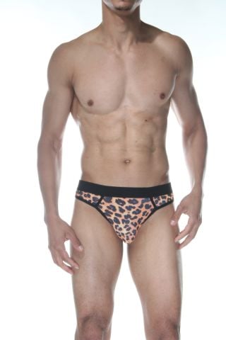 Leopar Fantazi Erkek Tanga String ABM9774