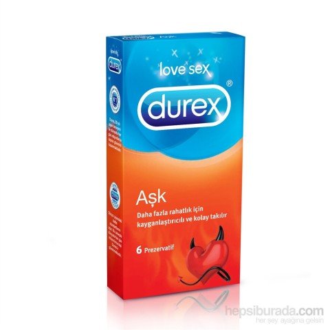 Durex Aşk 6'lı Prezervatif