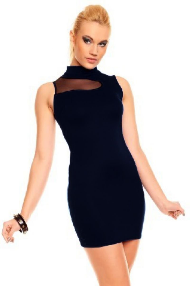 Seksi Kolsuz Mini Elbise ABM904