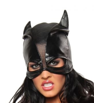 Seksi Batwoman Fantazi Deri Kostüm ABM1913