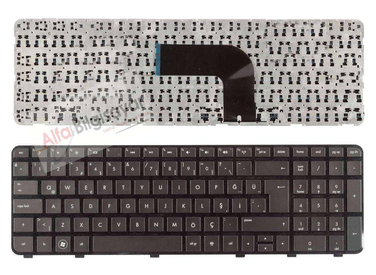 hp pavilion envy dv6-7000 serisi 9Z.N7YUW.001 NSK-CK0UW dv6-7003st dv6t-7000 dv6-7100et dv6-7100st dv6-7110et dv6-7110st Tr Klavye Tuş Takımı Q - Türkçe