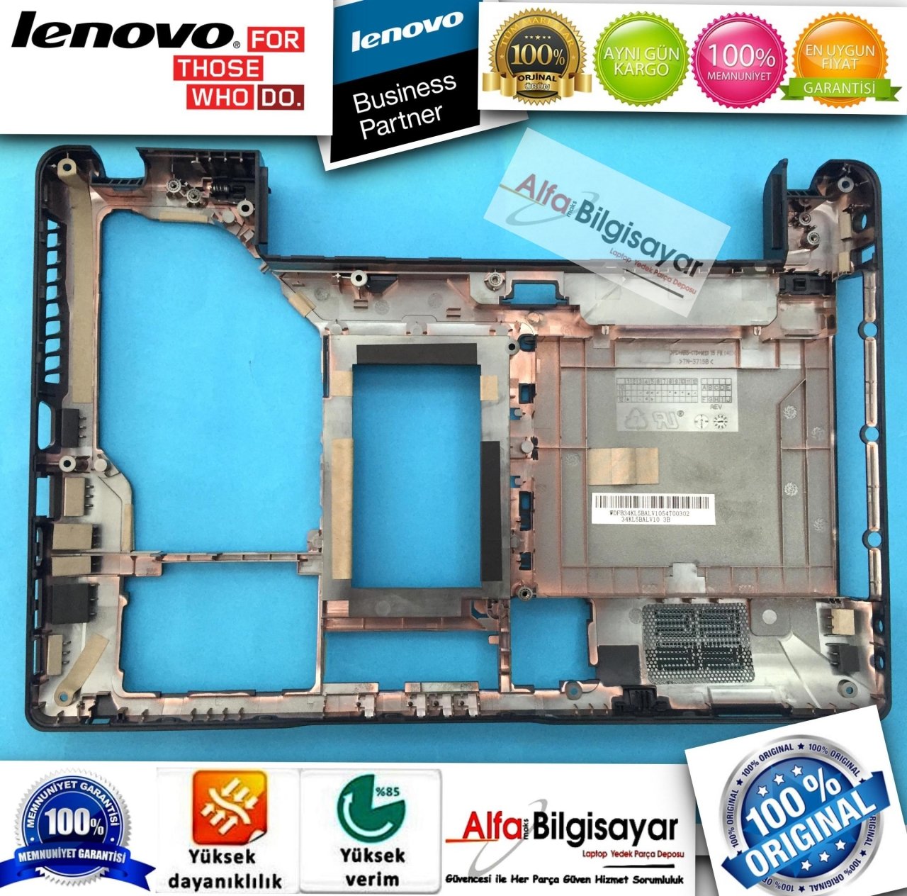 Lenovo IdeaPad Z370 20099 34KL5BALV10 Alt Kasa Bottom Case Sıfır orjınal