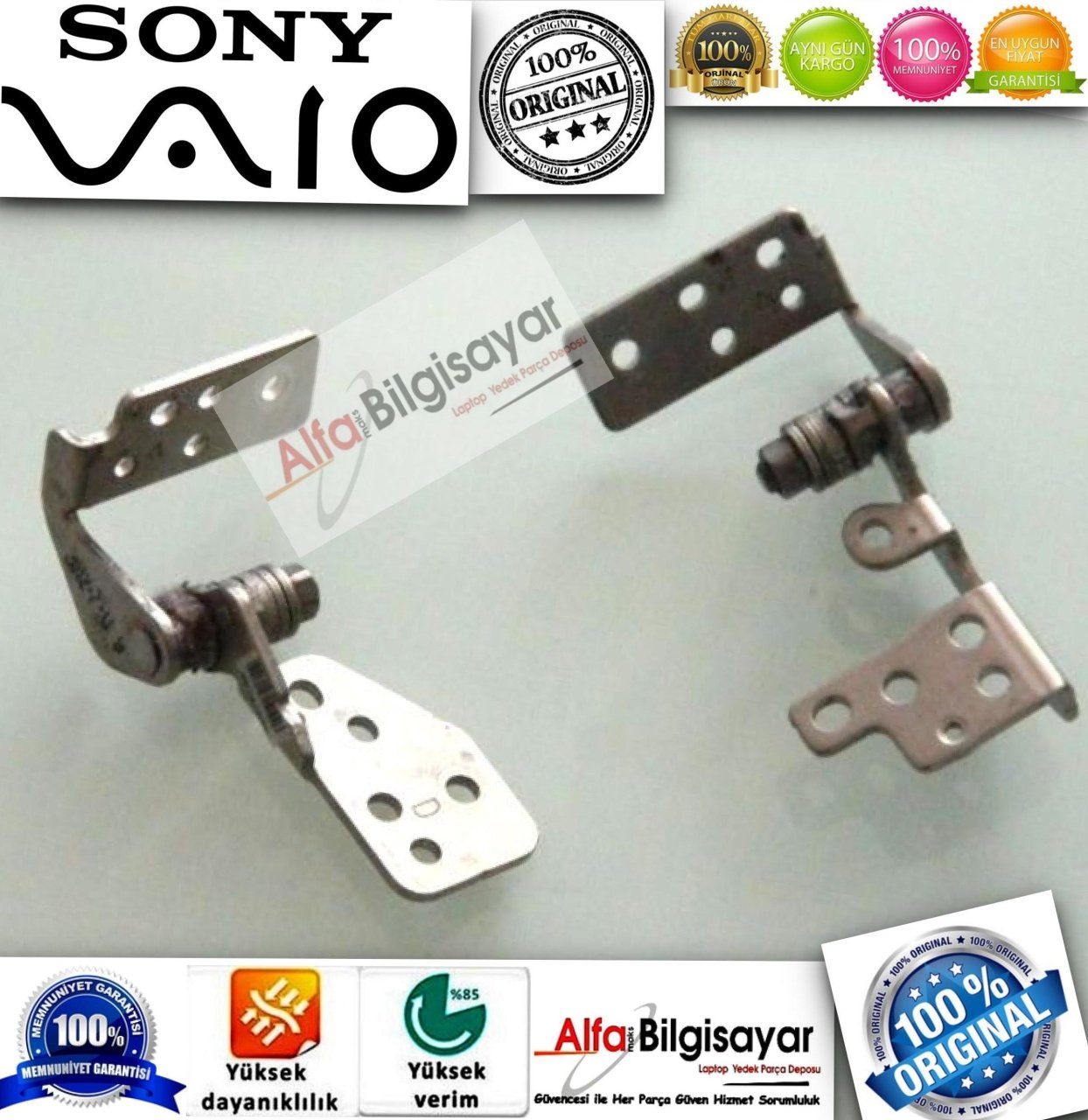 Sony Vaio SVE 15 SVE15 E15 SVE-15  Serisi Laptop Hinges Menteşe Takımı Sag