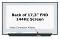 17.3'' 40Pin 144Hz FHD Ultra Slim (1920x1080) Slim Led NV173FHM-NX4 V8.0, B173HAN04.9 NV173FHM-N44 V3.1, N173HCE-G33 REV.C1 LP173WFG(SP)(B1) NV173FHM-N4A, B173HAN04.9 b173han04.7 NV173FHM-NX1 V8.0, b173han04.4 Lcd Panel Ekran