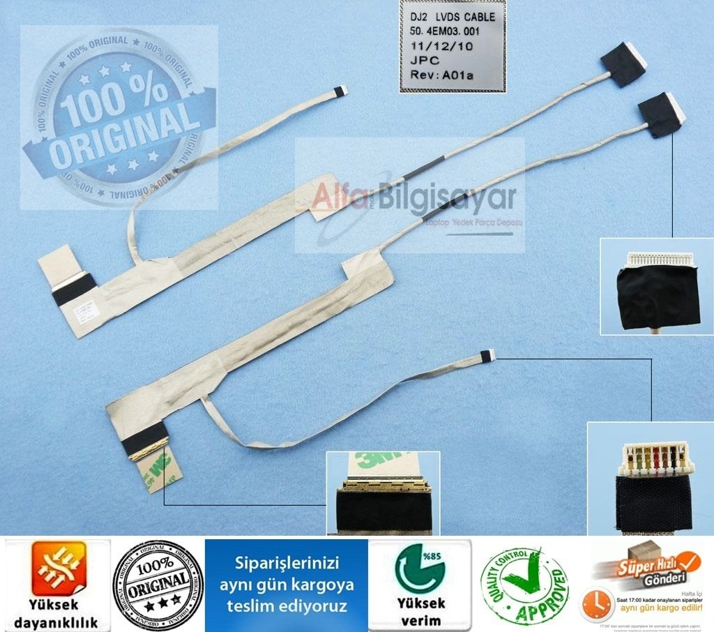 Dell N5030 M5030 042CW8 lcd Led Data Kablo lcd Cable
