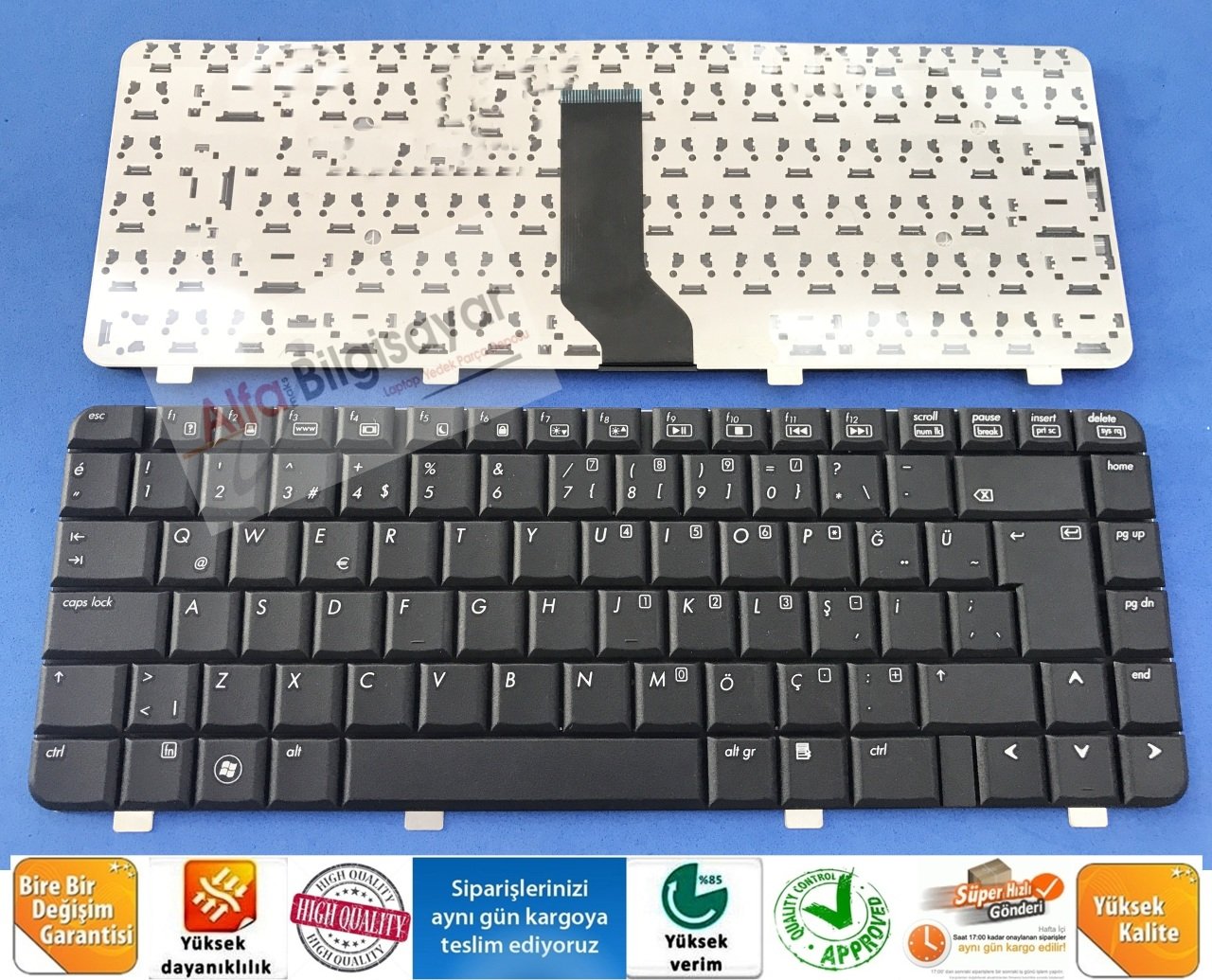 Hp Dv2000 Dv2500 V3000 Q Türkçe Siyah Klavye, K061130A1, NSK-H520T, MP-05586TQ-4421, 417068-141, 441317-141, 448615-141, Hp Pavilion dv2000 Klavye, Compaq Presario V3000 Klavye