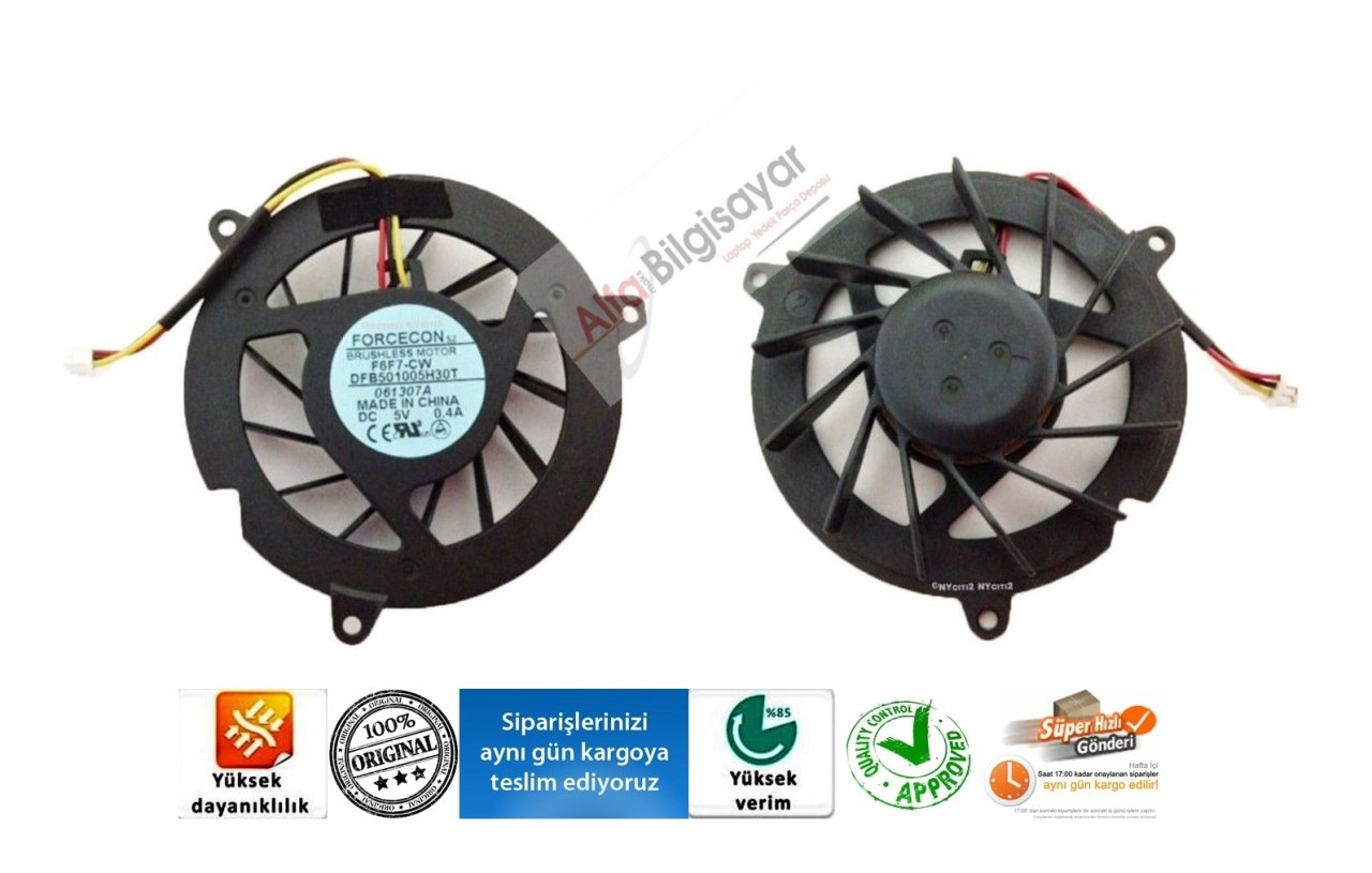 Acer Aspire 4710 4920 4920G 5920 5920g 5920z 5920zg zd1  Serisi Cooling Fan Sıfır A++