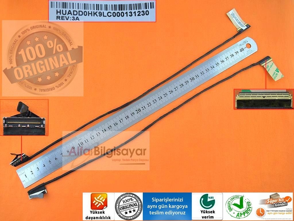 Sony Vaio svf152 serisi 40pin Dd0hk9lc000  Lcd Led Data Kablo  Lvds Cable