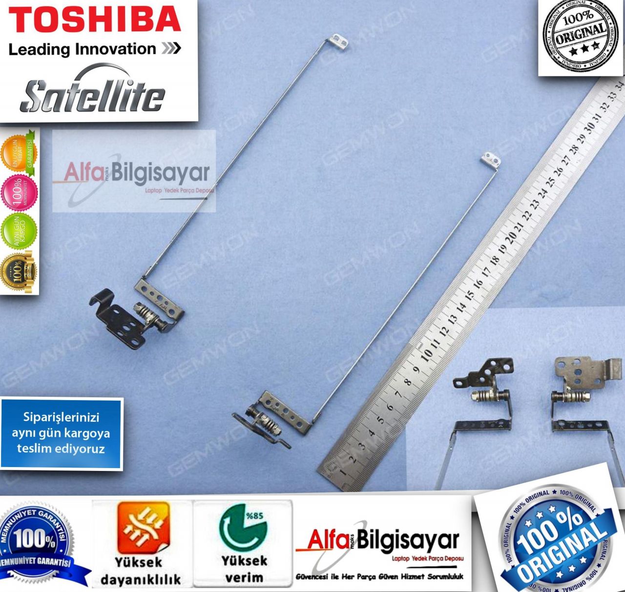 Toshiba Satellite L750 L750D L755 L755D Menteşe Part no: FBBLB033010 - FBBLB034010