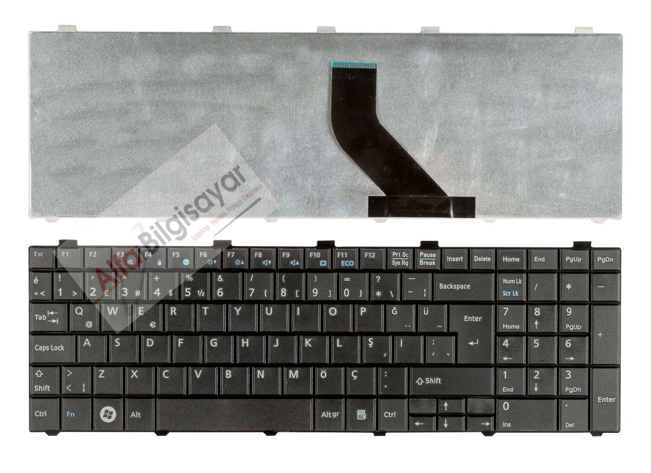 Fujitsu Lifebook A530 Ah530 Ah531 Nh751 Fujitsu Lifebook AH530 AH531 NH751 AH512 Klavye Tuş Takımı