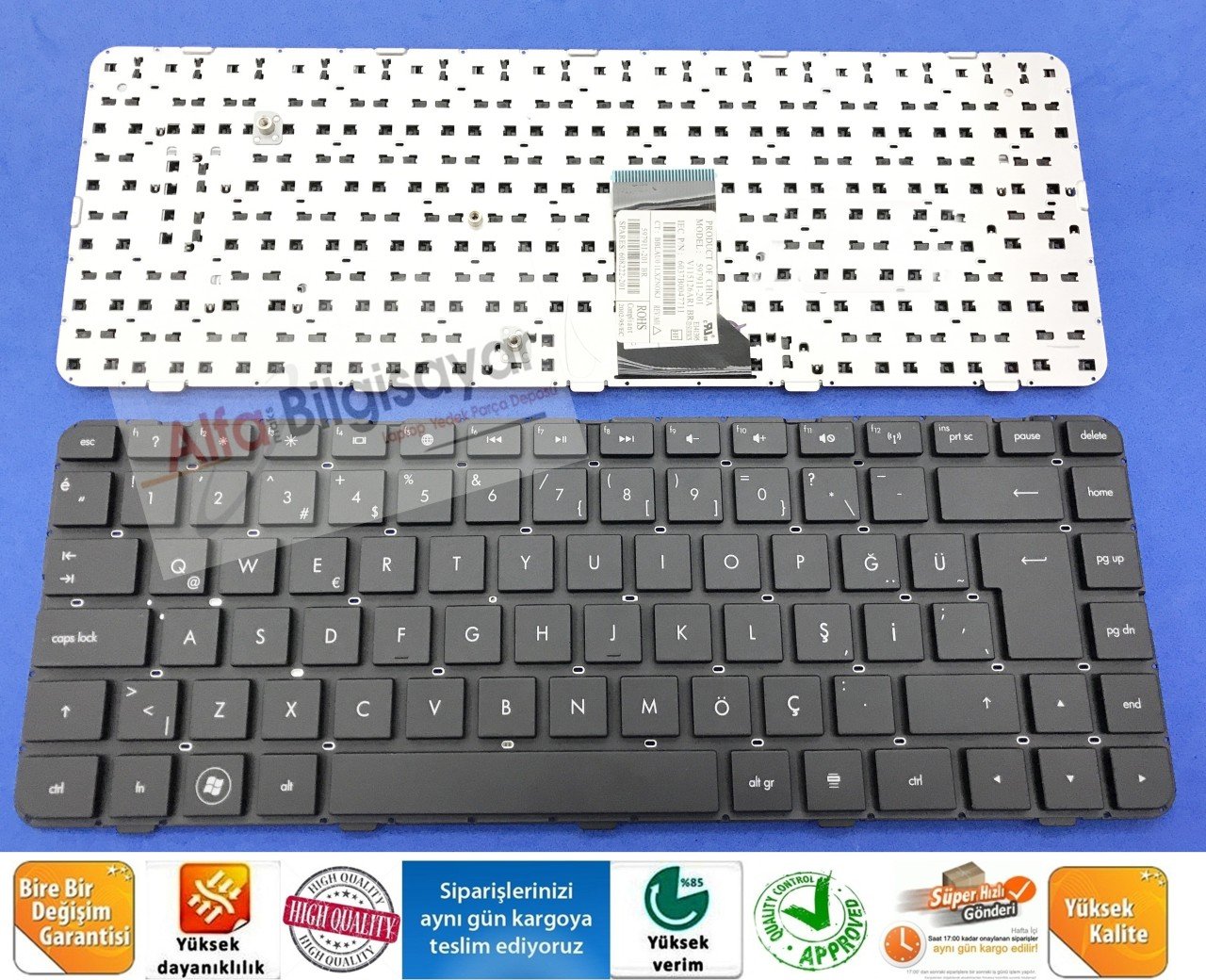 HP Pavilion DM4-1000 DM4T KLAVYE TUŞ TAKIMI