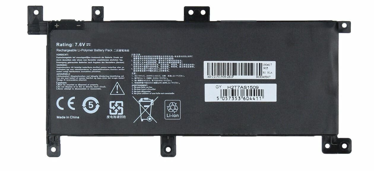 Asus Muadil X556 C21n1509 K556U, K556UA, K556UJ  K556UQ, K556UR X556U, X556UA, X556UB  X556UF, X556UJ, X556UQ  +7.6V 38WH X556UA X556UB X556UF X556UJ X556UQ X556UR X556UV 5000mah Batarya Pil