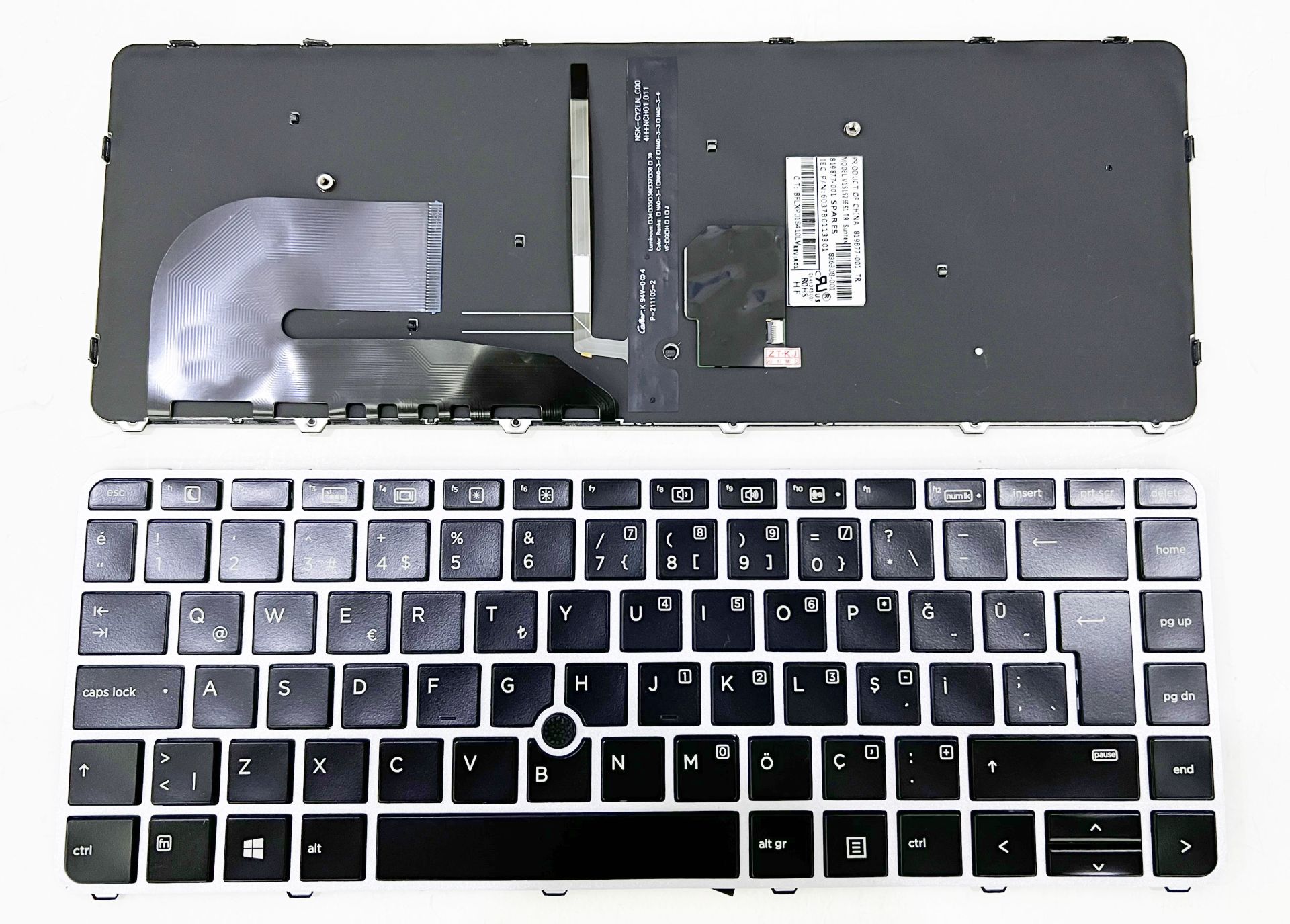 HP Orjinal ışıklı EliteBook 840 G3, 840 G4,745 G3,745 G4, 848 G3,848 G4, 819877-BB1 ISR 836808-BB1 NSK-CY2BV, 9Z.NCHBV2.20H 836307-141 819876-141 T9X21EA Y3C07EA Z2V51EA Z9G72AW X3V02AV Z9G70AW Z2V61EA Y3C06EA X2F93ES Z9G66AW V1B64EA Z2V61EA