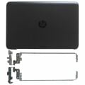 HP Siyah Renk TPN-C125 TPN-C126 hq tre 71025 250 G4, 250 G5, 255 G4, 255 G5, 15-ac, 15-af, 15-ay, 15-ba, 15-be, 15-bd, 15-bf, 15-bg, 15g-ad, Lcd Kasa Cover + bezel çerçeve + menteşe Takımı