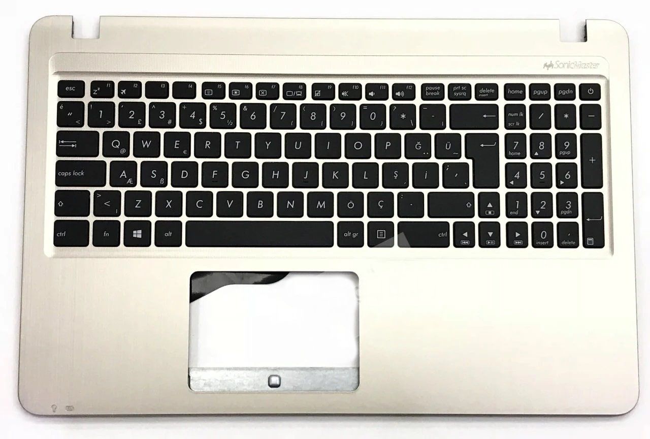 Asus X540 X540SA X540LA X540LJ  540CA A540L K540L A540 x540UB A540U R540 R540L R540LA R540LJ R540S R540SA R540SC A540L K540L A540 A540U  Üst Kasa Dahil Klavye Keyboard Tuştakımı